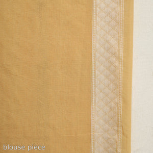Brown - Banarasi Silk Cotton Cutwork Buti Saree 54