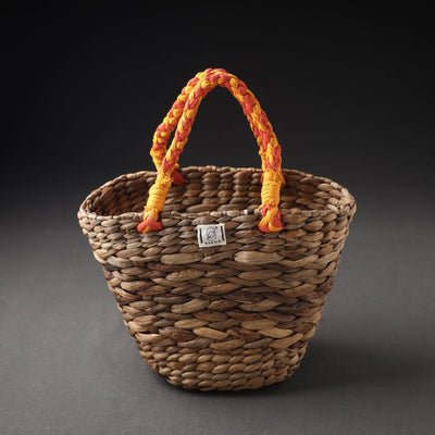 Brown - Handcrafted Organic Water Hyacinth Magnificent Basket