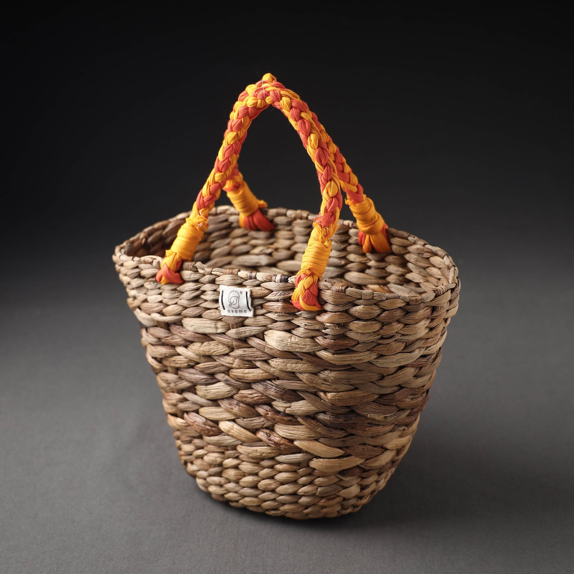 Brown - Handcrafted Organic Water Hyacinth Magnificent Basket