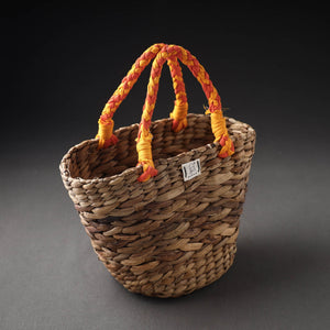 Brown - Handcrafted Organic Water Hyacinth Magnificent Basket