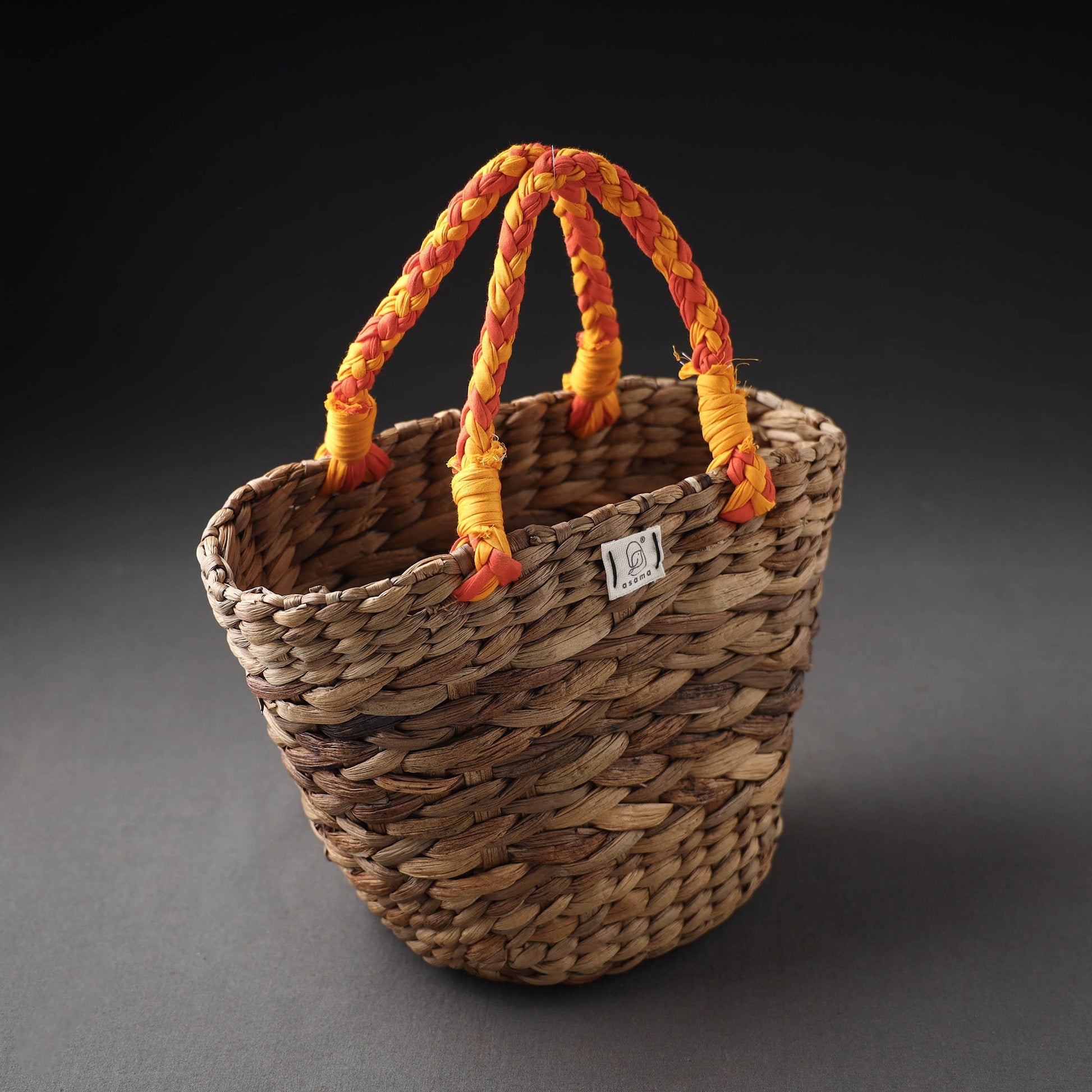 Brown - Handcrafted Organic Water Hyacinth Magnificent Basket