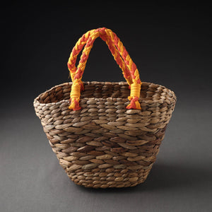 Brown - Handcrafted Organic Water Hyacinth Magnificent Basket