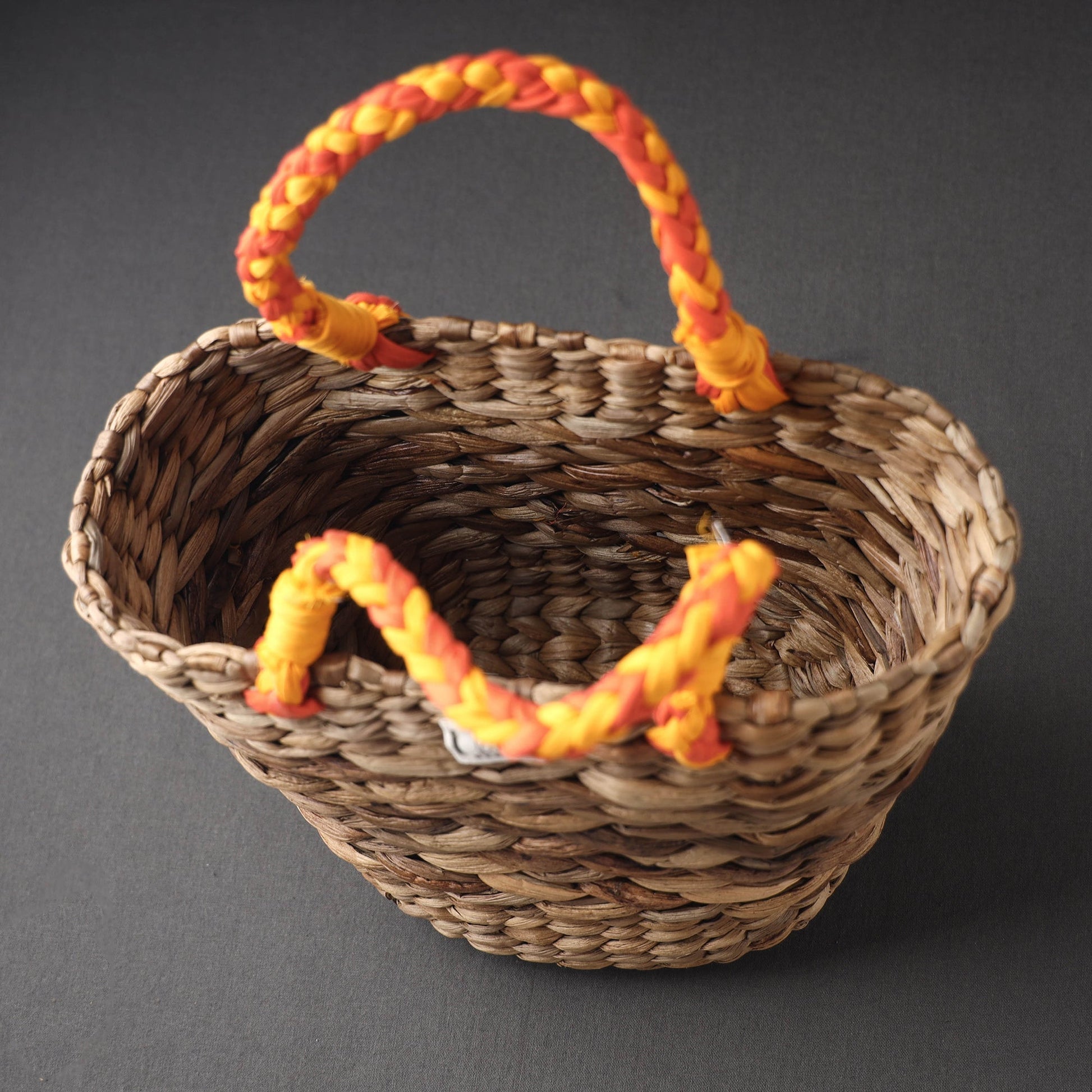 Brown - Handcrafted Organic Water Hyacinth Magnificent Basket