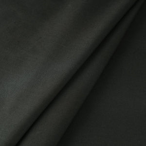 Black - Prewashed Plain Dyed Cotton Fabric