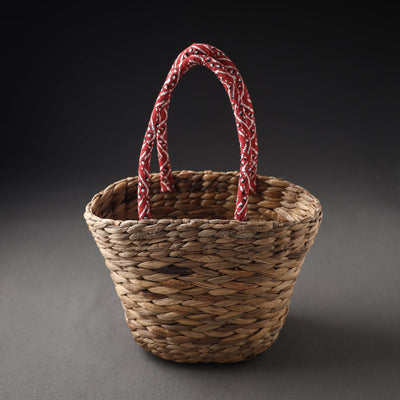 Brown - Handcrafted Organic Water Hyacinth Magnificent Basket