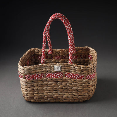 Brown - Handcrafted Organic Water Hyacinth Basket