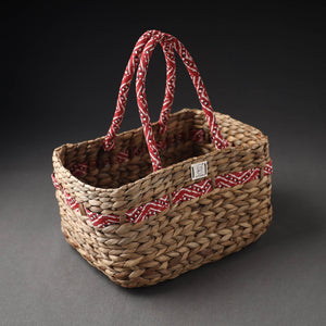 Brown - Handcrafted Organic Water Hyacinth Basket