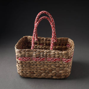 Brown - Handcrafted Organic Water Hyacinth Basket