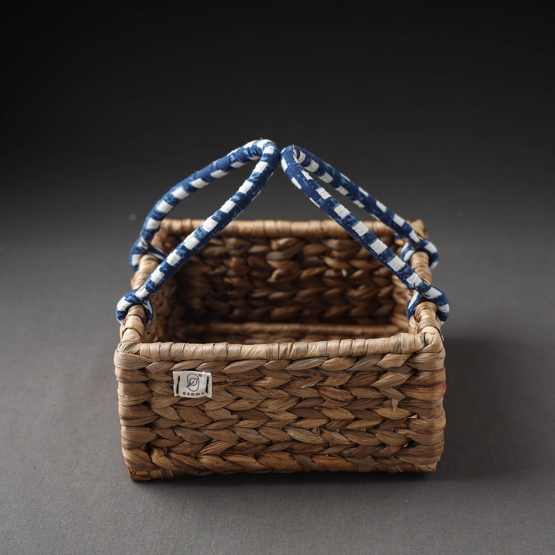 Brown - Handcrafted Organic Water Hyacinth Regal Basket