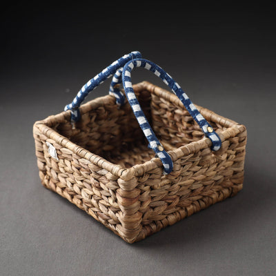 Brown - Handcrafted Organic Water Hyacinth Regal Basket