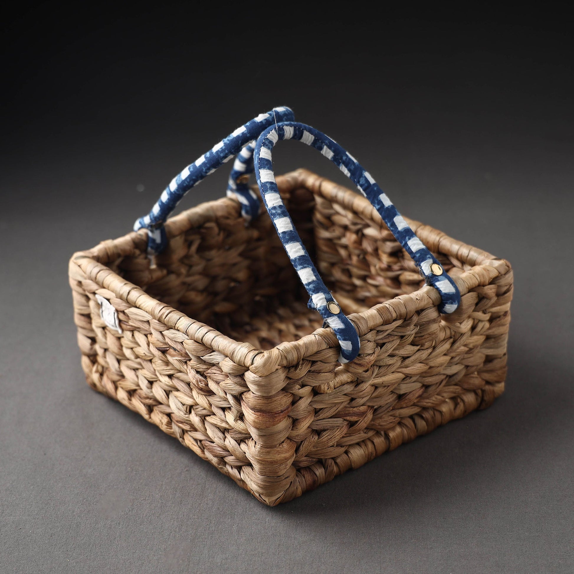 Brown - Handcrafted Organic Water Hyacinth Regal Basket