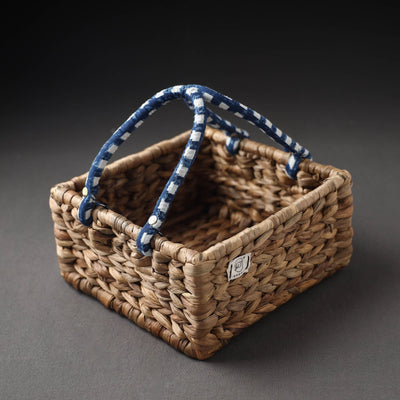 Brown - Handcrafted Organic Water Hyacinth Regal Basket