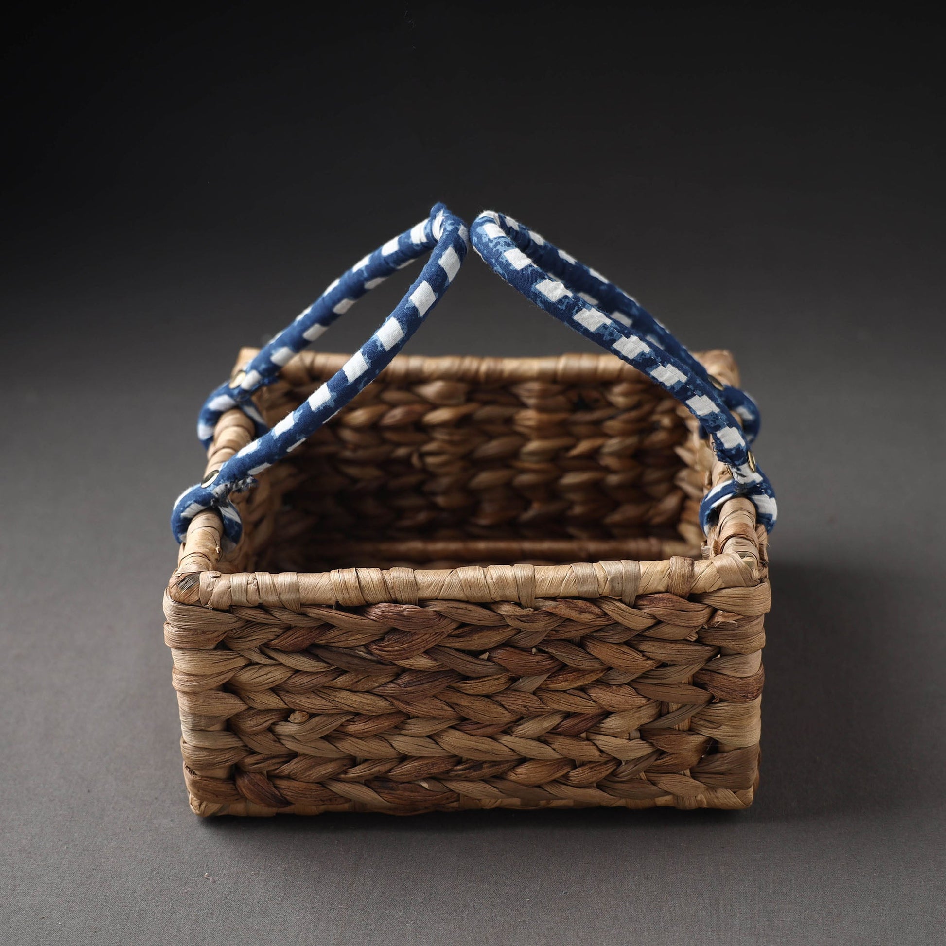 Brown - Handcrafted Organic Water Hyacinth Regal Basket