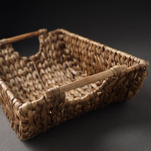 Brown - Handcrafted Organic Water Hyacinth Multipurpose Boat Basket