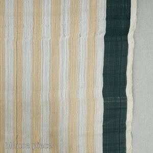 Brown - Assamese Nuni Silk Mising Handloom Saree 02
