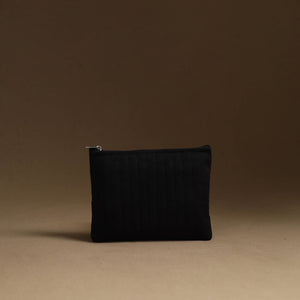 Black - Handmade Multipurpose Utility Pouches (Set of 3) 33