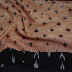 Beige - Cotton Pochampally Ikat Blouse Piece 16