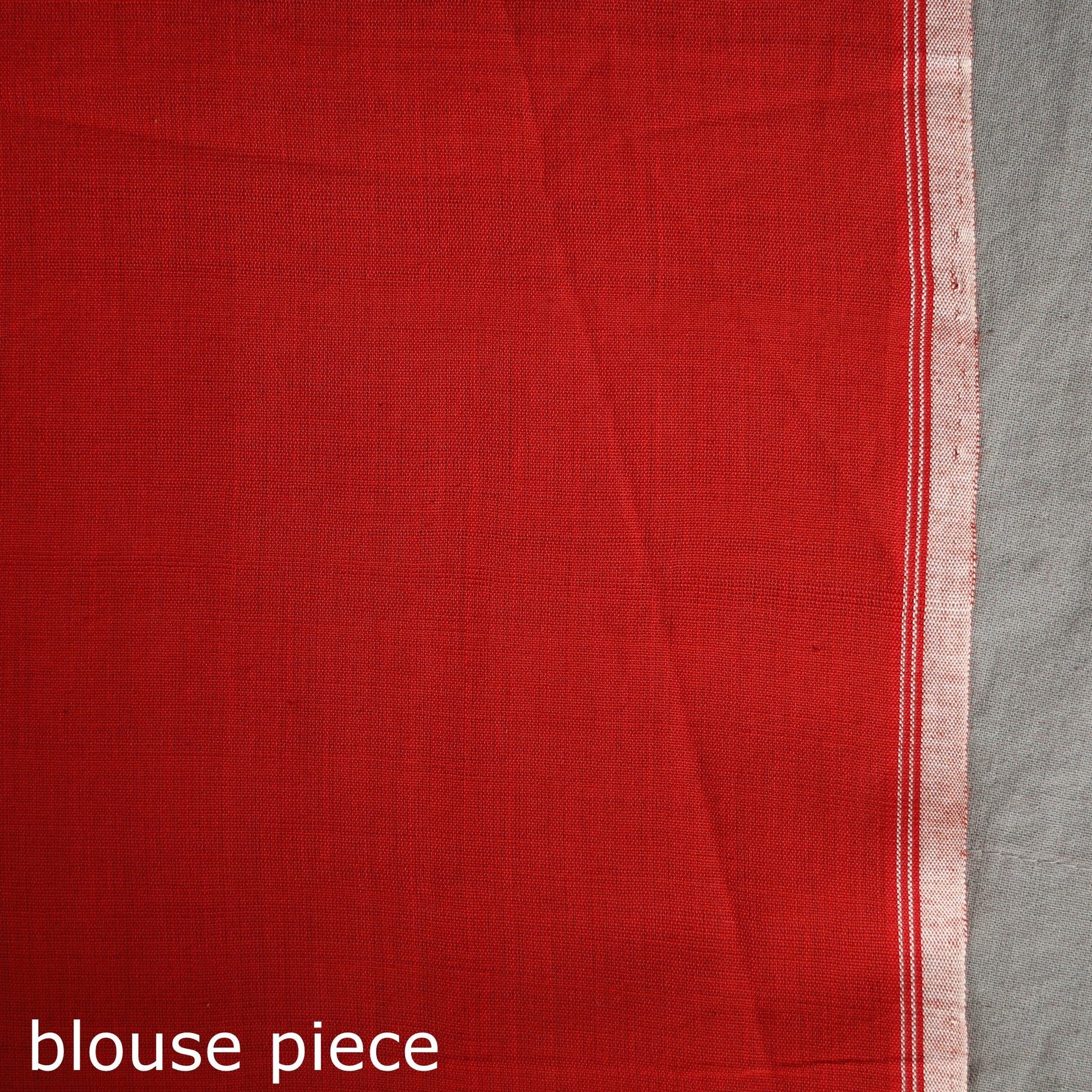 Brown - Pochampally Ikat Weave Handloom Cotton Saree