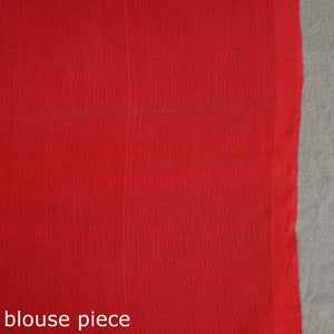 Black - Pochampally Ikat Weave Handloom Cotton Saree