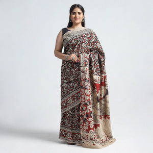 Multicolor - Kalamkari Printed Silk Cotton Saree