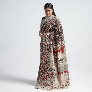Multicolor - Kalamkari Printed Silk Cotton Saree