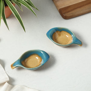 Blue - Ceramic Dip Bowls (Set of 2)