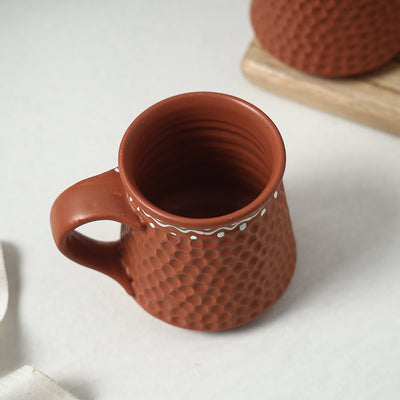 Brown - Ceramic Mugs (Set of 2, 300 ml)