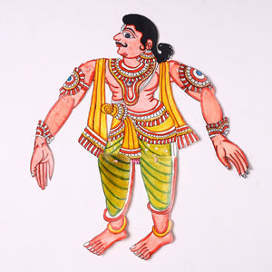 Bhima - Tholu Bommalata Leather Puppet (16 x 10 in)