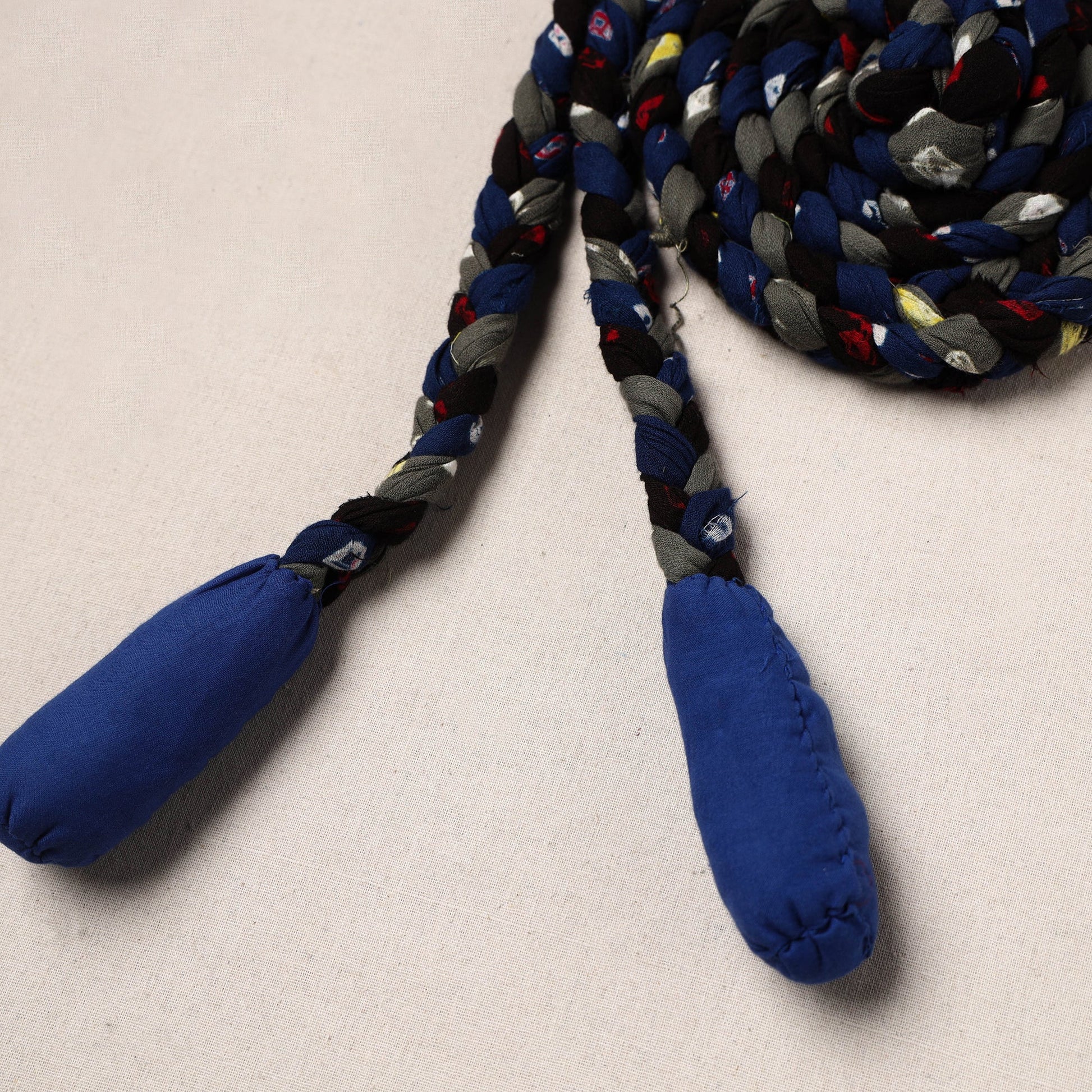 Handmade Upcycled Fabric Skipping Rope 30