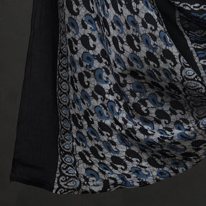 Blue - 3pc Cotton Kutch Batik Print Dress Material 07