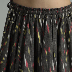 Brown - 24 Kali Cotton Pochampally Ikat Skirt 38
