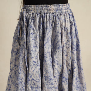 Blue - 24 Kali Patchwork Batik Print Cotton Long Skirt 02
