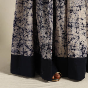 Beige - 24 Kali Patchwork Batik Print Cotton Long Skirt 17