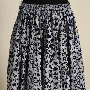Blue - 24 Kali Patchwork Batik Print Cotton Long Skirt 18