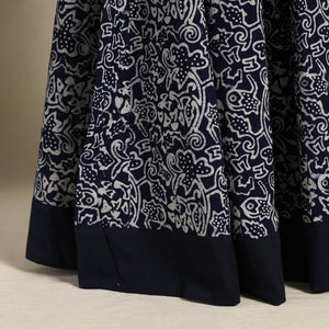 Blue - 24 Kali Patchwork Batik Print Cotton Long Skirt 20