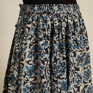 Blue - 24 Kali Patchwork Batik Print Cotton Long Skirt 23