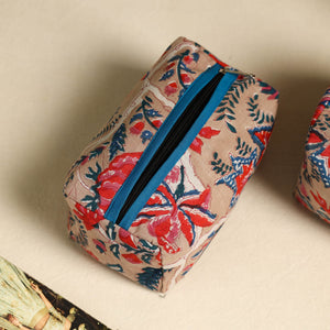 Beige - Handmade Cotton Toiletry Bags (Set of 3) 18