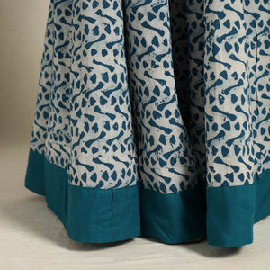 Blue - 24 Kali Patchwork Batik Print Cotton Long Skirt 28