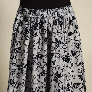 Black - 24 Kali Patchwork Batik Print Cotton Long Skirt 31