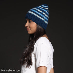 Brown - Kumaun Hand Knitted Woolen Cap