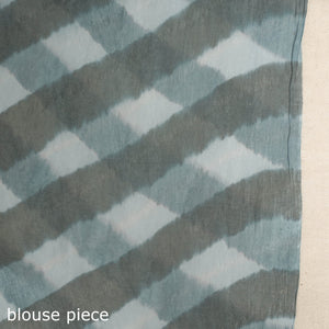 Grey - Leheriya Tie-Dye Mulberry Silk Handloom Saree