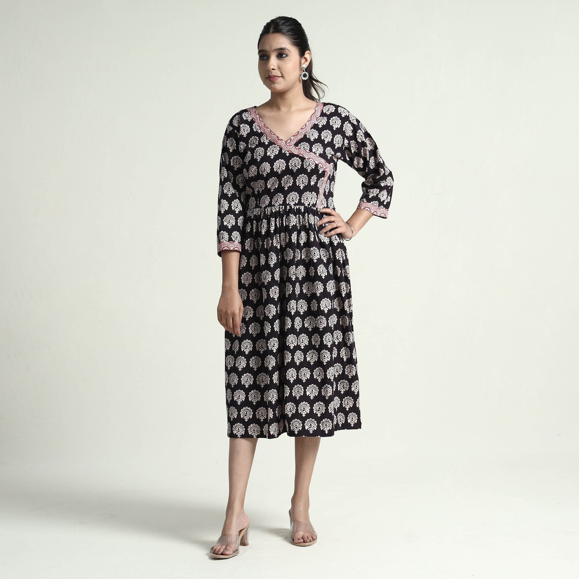 Bagh Block Printed Cotton Dress