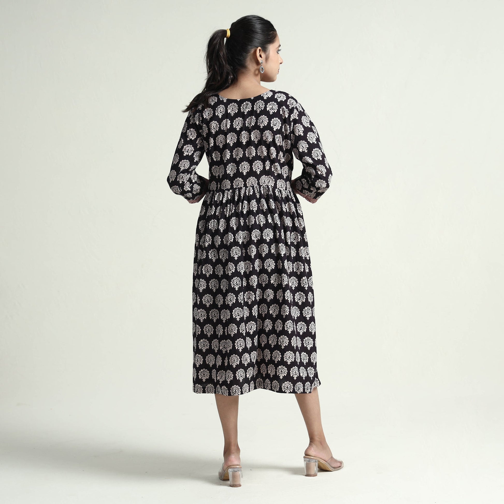 Bagh Block Printed Cotton Dress