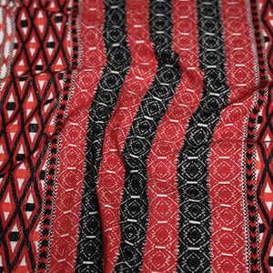 Beige - Assamese Gero Design Mising Eri Silk Handloom Shawl cum Stole
