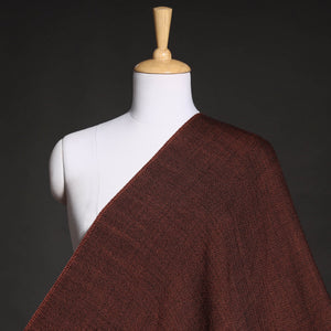 Brown - Kumaun Handwoven Merino Woollen Fabric