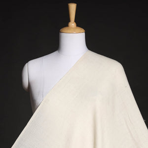 Beige - Kumaun Handwoven Merino Woollen Fabric 01