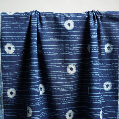 Blue - Akola Block Print Pure Handloom Cotton Towel 11