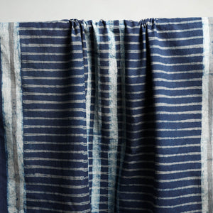 Blue - Akola Block Print Pure Handloom Cotton Towel 21