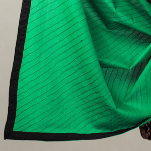 Black - 3pc Cotton Kalamkari Print Kurta with Plain Dupatta 15