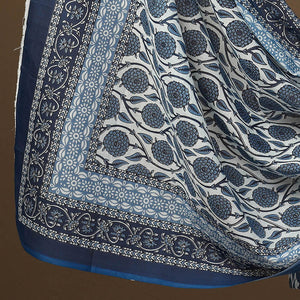 Blue - 3pc Sanganeri Block Print Cotton Dress Material 09